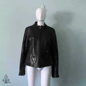 🐎Laundry by Shelli Segal Leather Jacket🐎